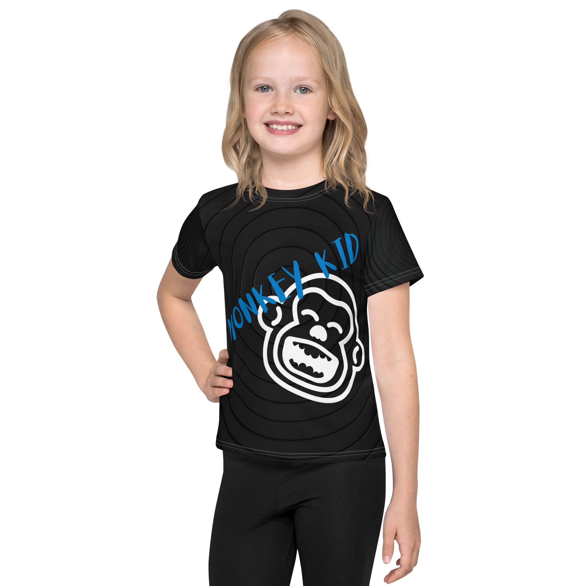 Black kid monkey clearance shirt